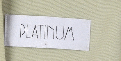 PLATINUM Gold Women's Blazer, Size 16, Shawl Collar
