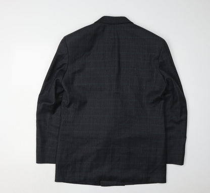 Mens UK Size 38 Marks and Spencer Regular Blue Suit Jacket
