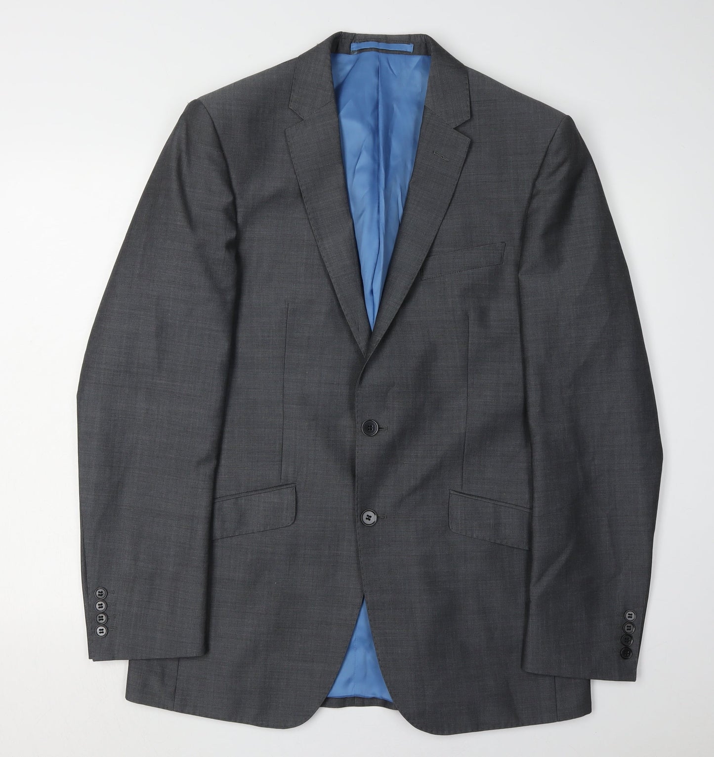 Mens UK Size 40 Marks and Spencer Regular Grey Suit Jacket