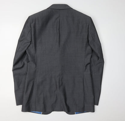 Mens UK Size 40 Marks and Spencer Regular Grey Suit Jacket