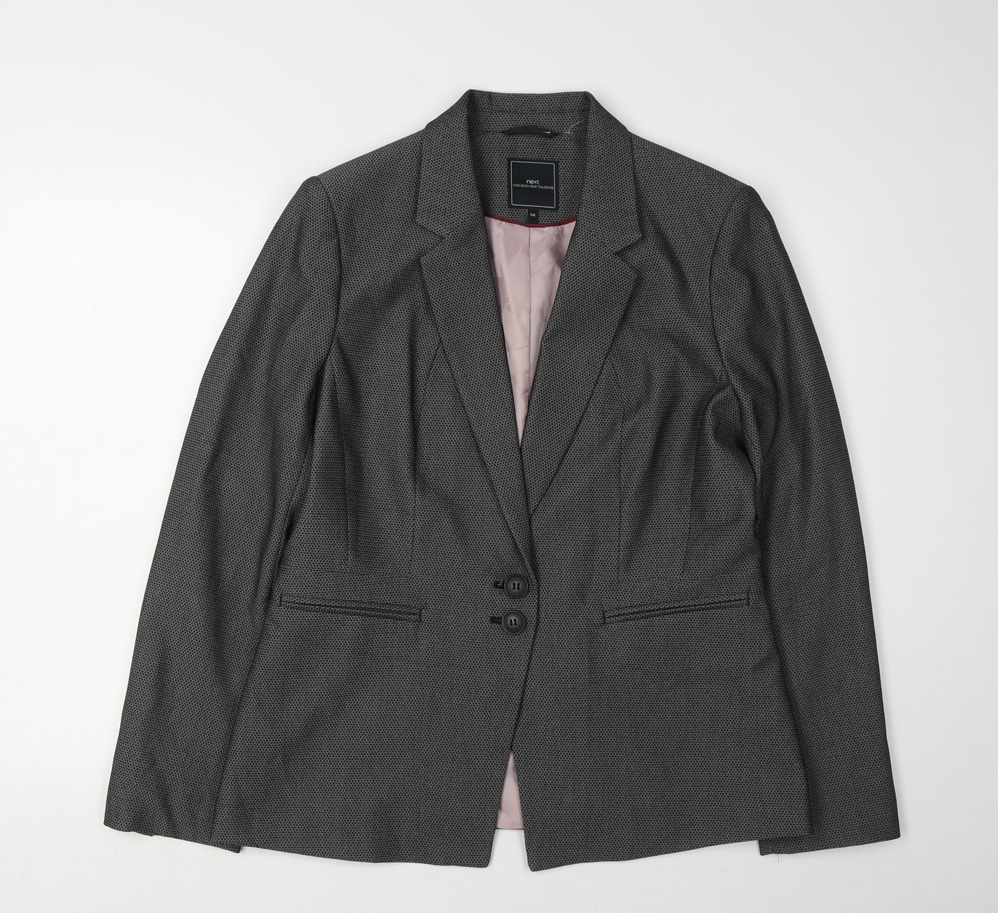 Next Women's Grey Blazer UK 16, Lined Business Wear