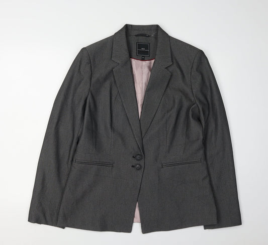 Next Women's Grey Blazer UK 16, Lined Business Wear