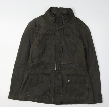 Womens UK Size 12 Marks and Spencer Green Military Jacket