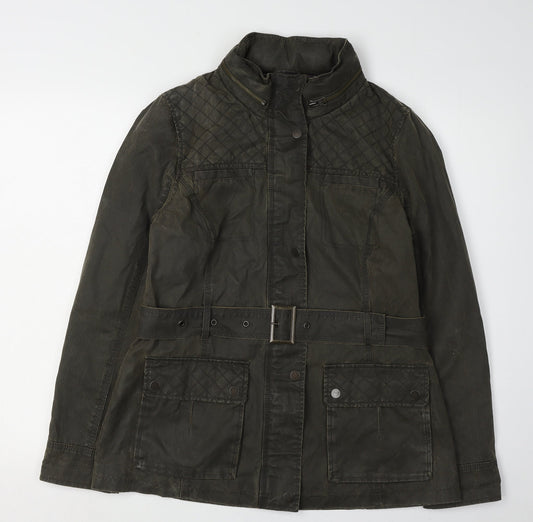 Womens UK Size 12 Marks and Spencer Green Military Jacket