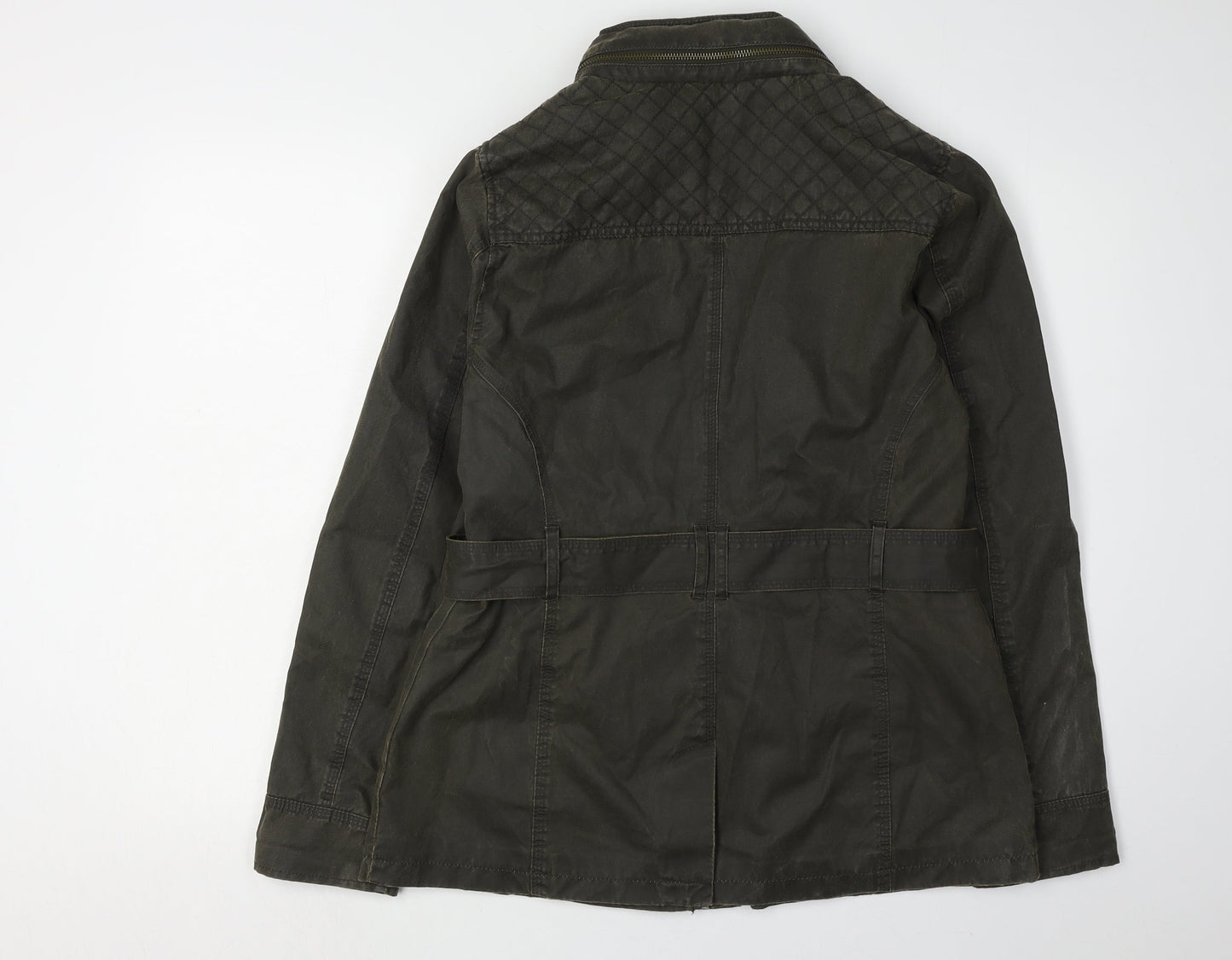Womens UK Size 12 Marks and Spencer Green Military Jacket