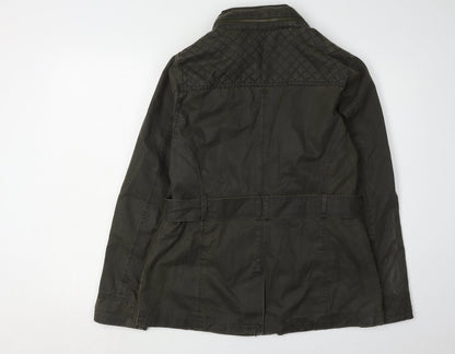 Womens UK Size 12 Marks and Spencer Green Military Jacket