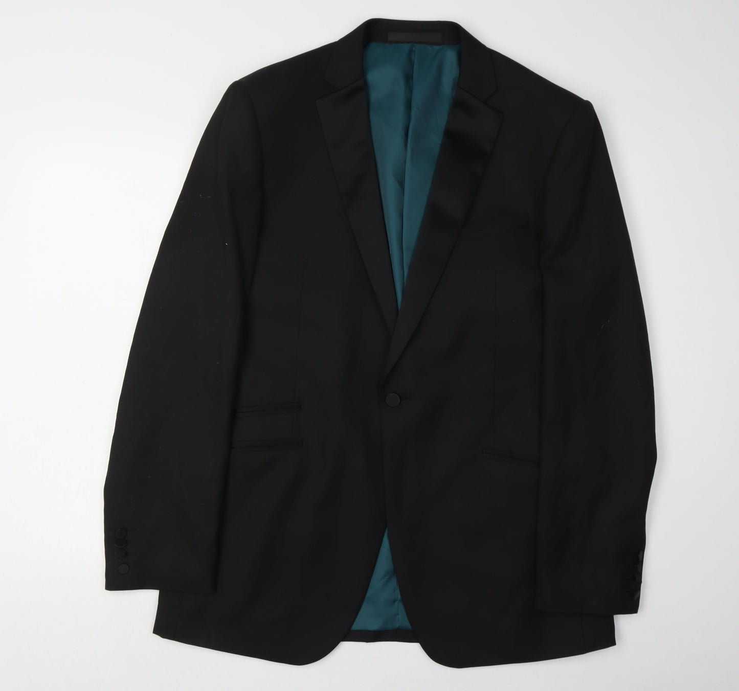 Mens UK Size 42 Marks and Spencer Regular Black Suit Jacket