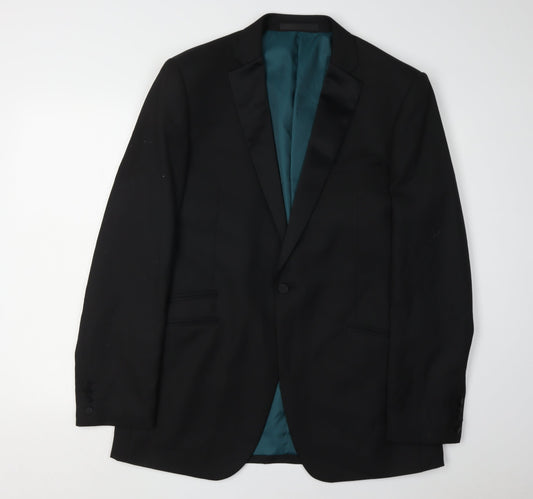 Mens UK Size 42 Marks and Spencer Regular Black Suit Jacket