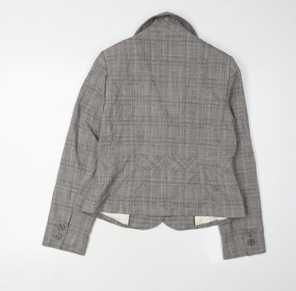 Next Women's Grey Petites Blazer Size 12 - Classic Fit