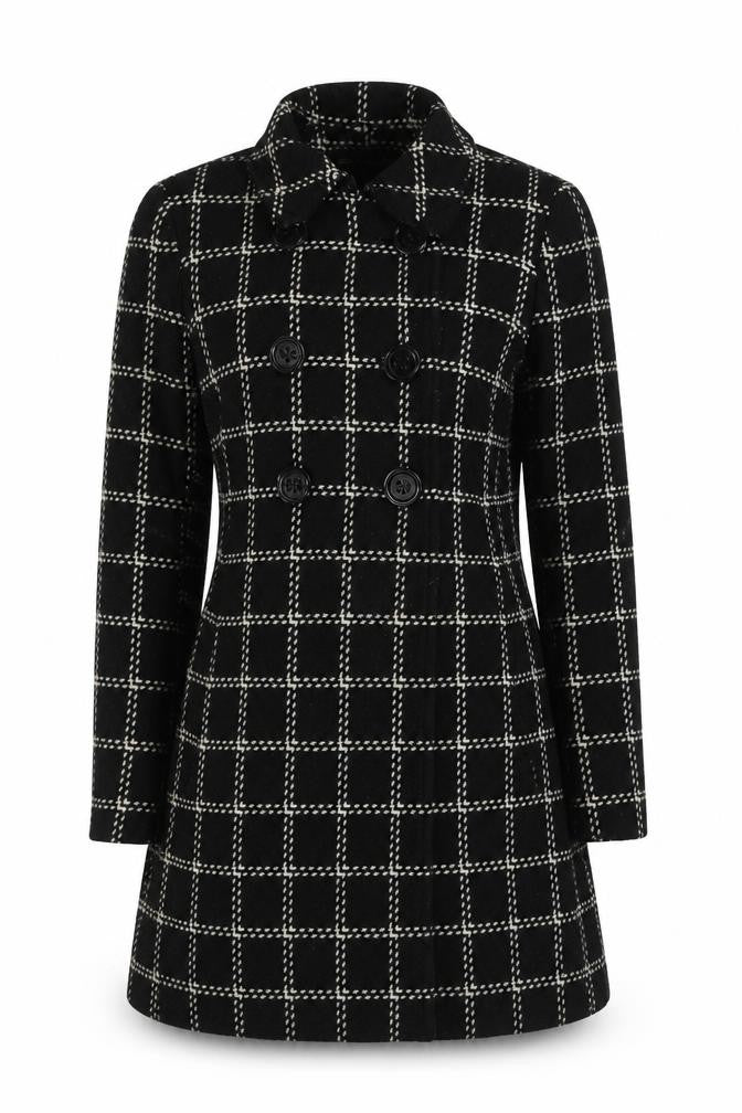 Womens UK Size 10 Marks and Spencer Black Trench Coat