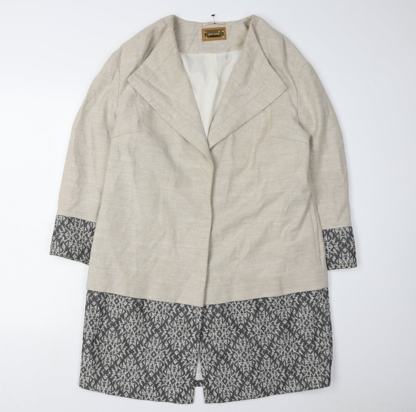 Womens UK Size 14 Marks and Spencer Beige Basic Jacket