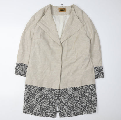 Womens UK Size 14 Marks and Spencer Beige Basic Jacket