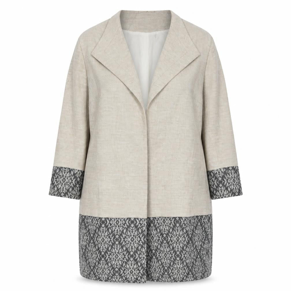 Womens UK Size 14 Marks and Spencer Beige Basic Jacket