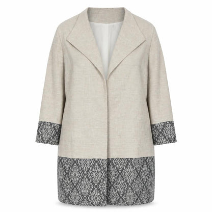Womens UK Size 14 Marks and Spencer Beige Basic Jacket