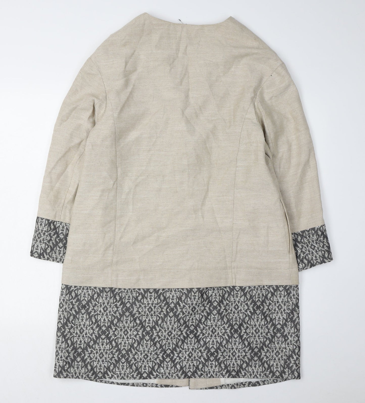 Womens UK Size 14 Marks and Spencer Beige Basic Jacket