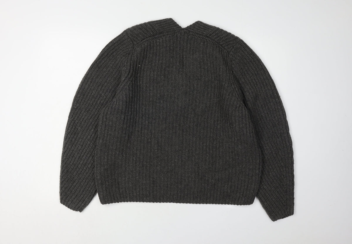 Womens UK Size S H&M Grey Pullover Jumper