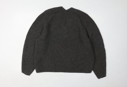 Womens UK Size S H&M Grey Pullover Jumper