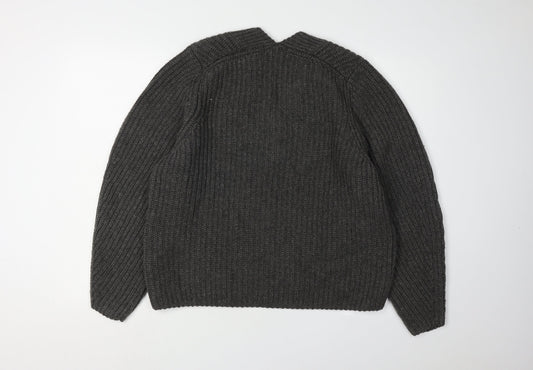 Womens UK Size S H&M Grey Pullover Jumper