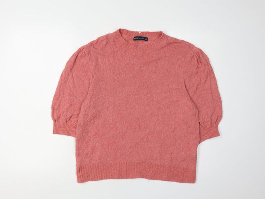Womens UK Size 18 Marks and Spencer Pink Pullover Jumper
