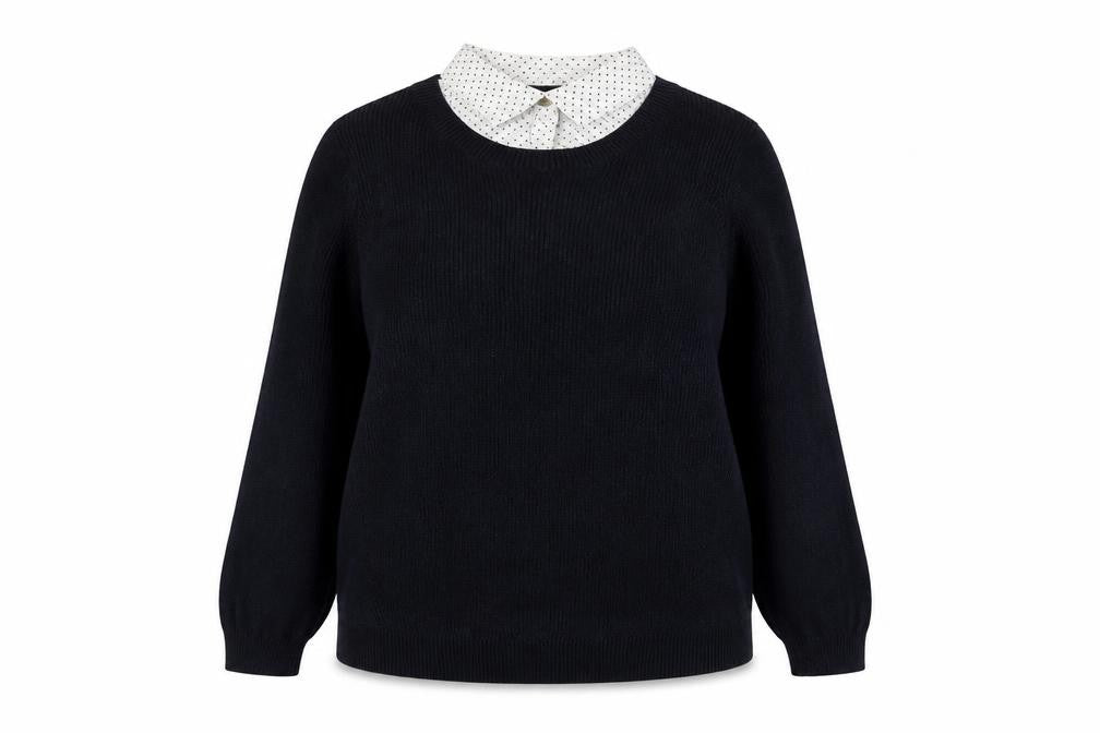 Womens UK Size 14 Marks and Spencer Black Pullover Jumper