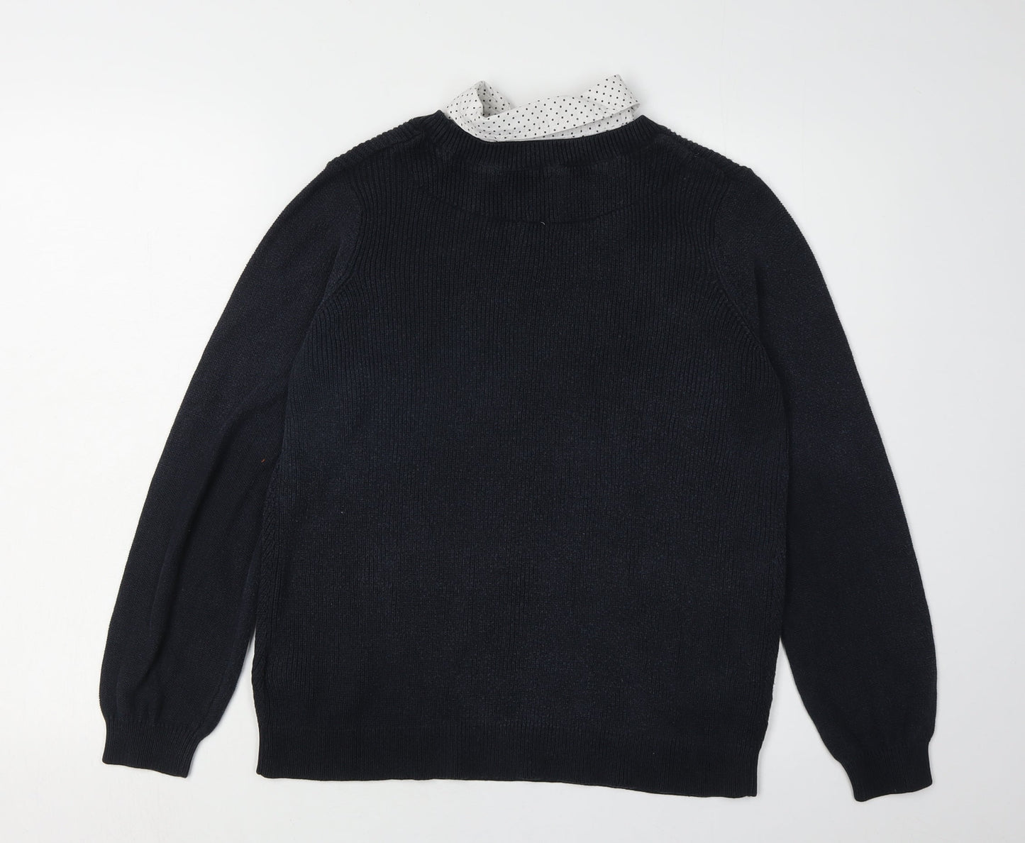 Womens UK Size 14 Marks and Spencer Black Pullover Jumper