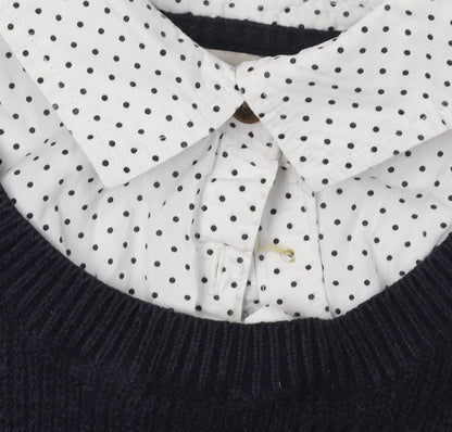 Womens UK Size 14 Marks and Spencer Black Pullover Jumper