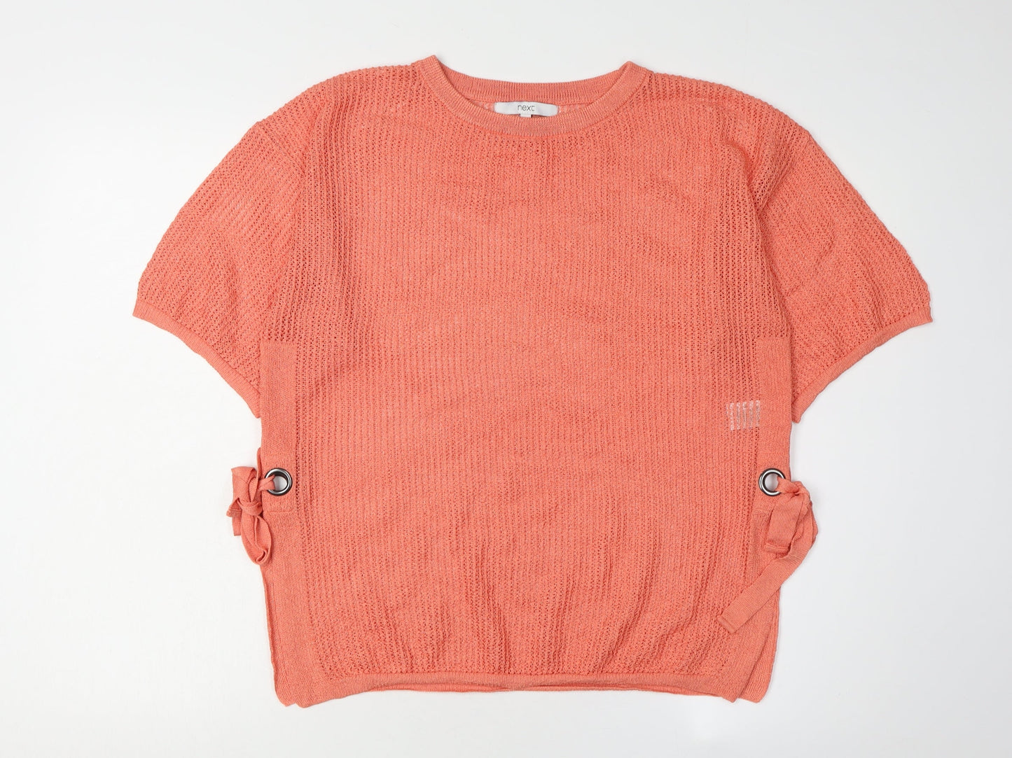 Womens UK Size S NEXT Orange Pullover Jumper