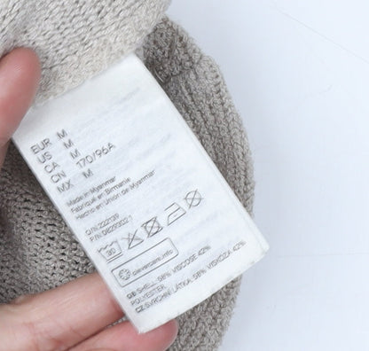 Womens UK Size M H&M Beige Pullover Jumper