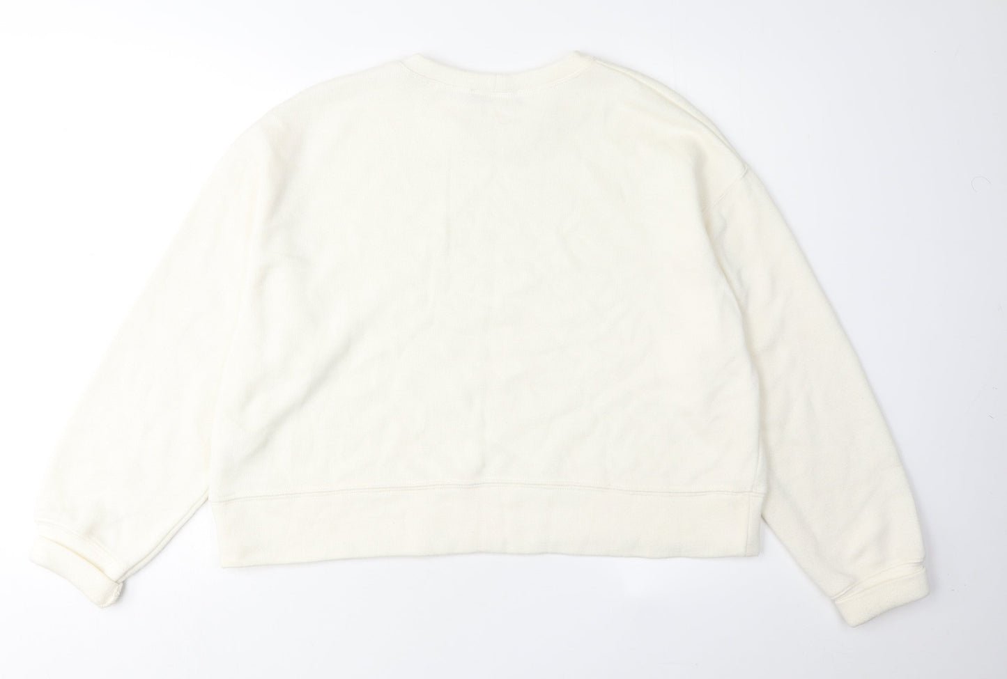 Zara Women's Ivory Pullover Sweatshirt Size 12