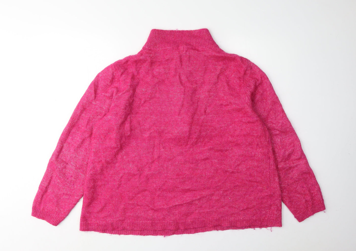 Damart Women's Pink Mock Neck Jumper, Size 22/24