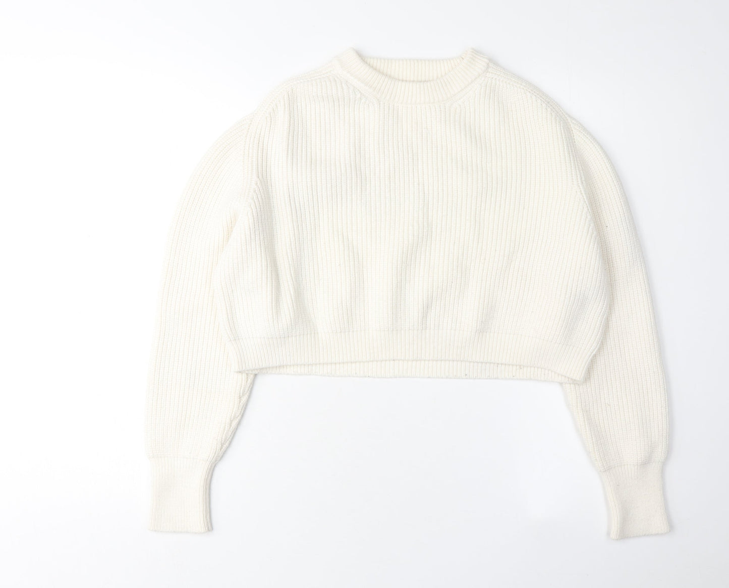 Womens UK Size M Zara Ivory Pullover Jumper