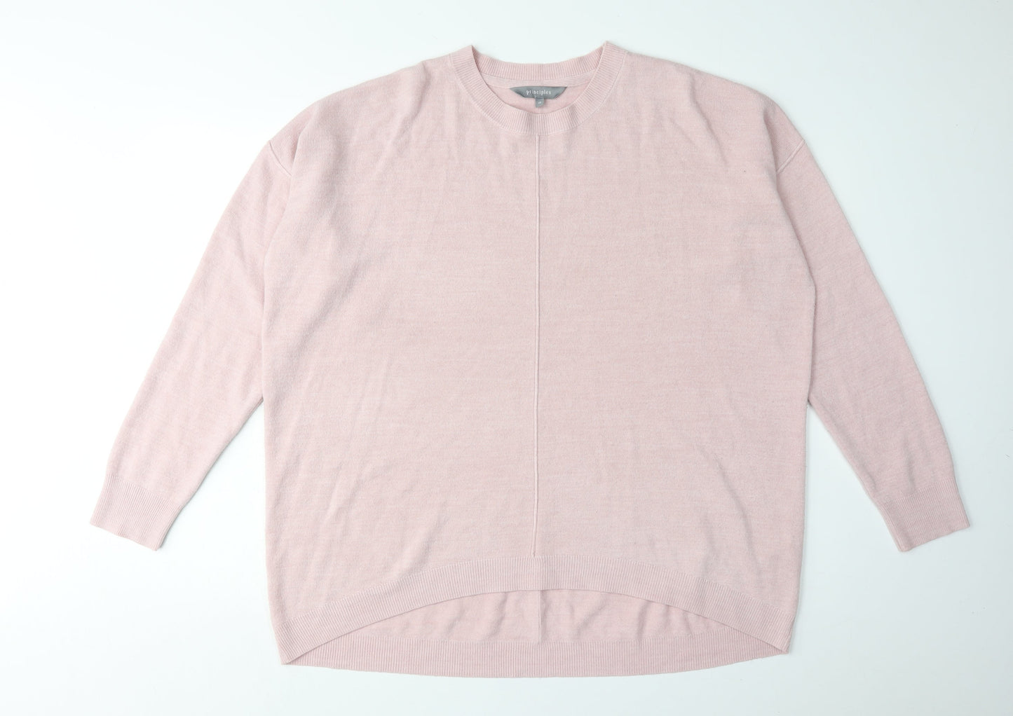 Womens UK Size Size:18 Principles Pink Pullover Jumper