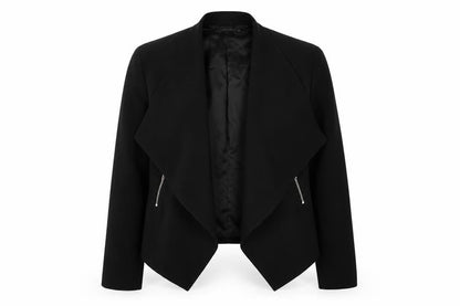 Zara Women's Black Blazer Size 12 Long Sleeve