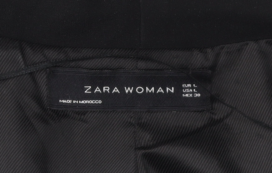 Zara Women's Black Blazer Size 12 Long Sleeve