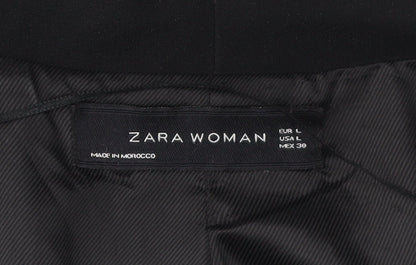 Zara Women's Black Blazer Size 12 Long Sleeve