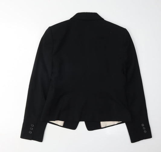Marks and Spencer Women's Black Blazer Size 12 Regular Fit