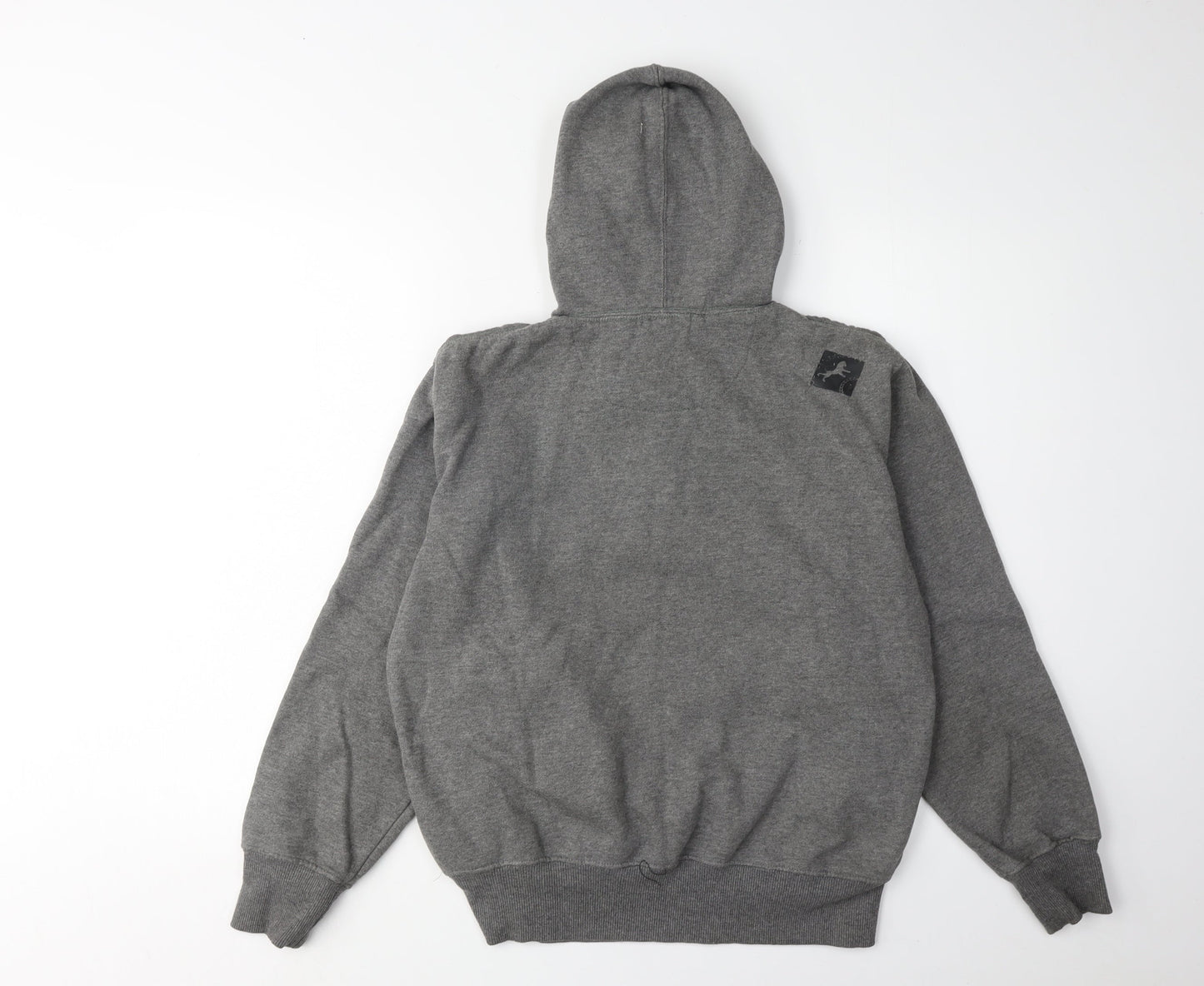 D-Issue Men's Grey Henley Hoodie S