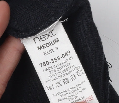 Mens UK Size M NEXT Black Pullover Sweatshirt