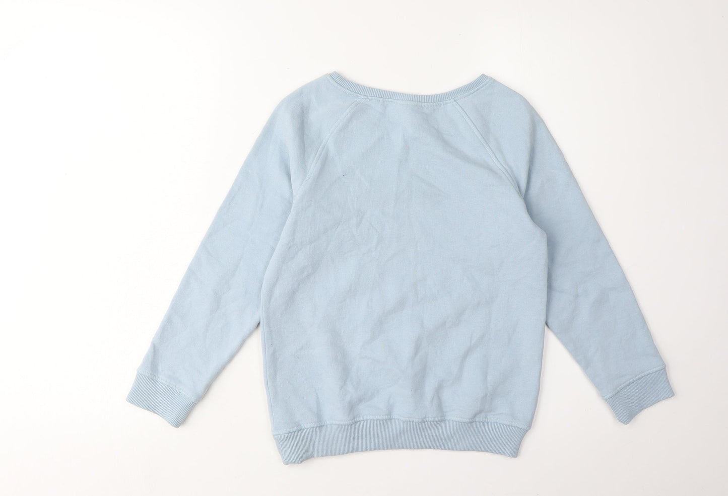 Next Girls Blue Butterfly Pullover Sweatshirt 10 Years