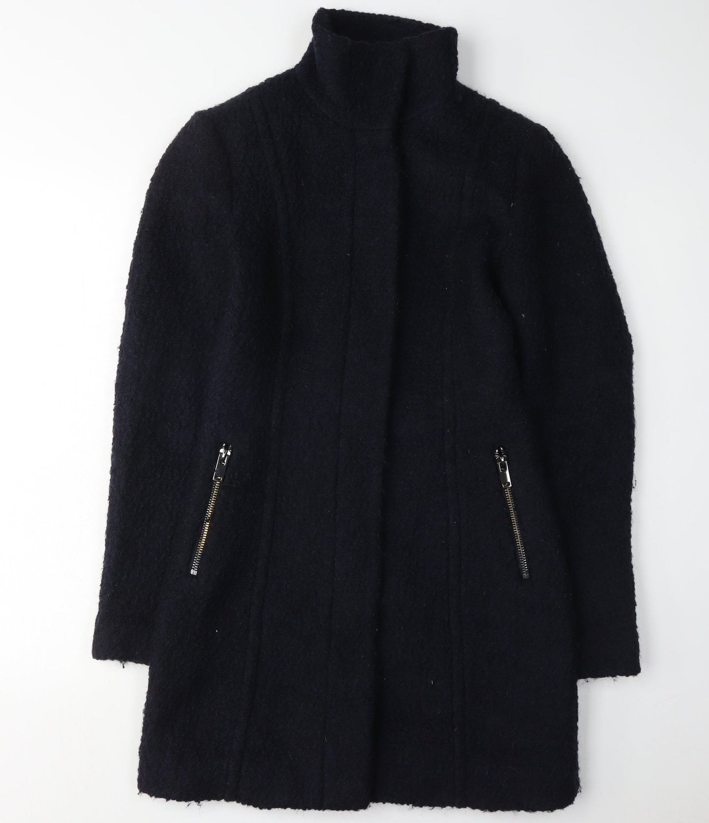 Womens UK Size 4 H&M Black Basic Jacket