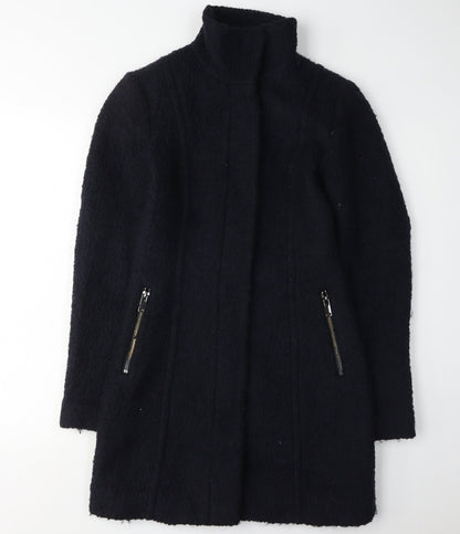 Womens UK Size 4 H&M Black Basic Jacket
