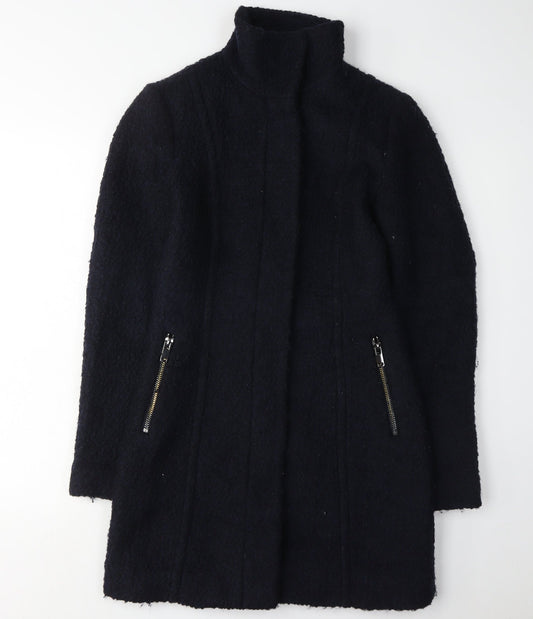 Womens UK Size 4 H&M Black Basic Jacket