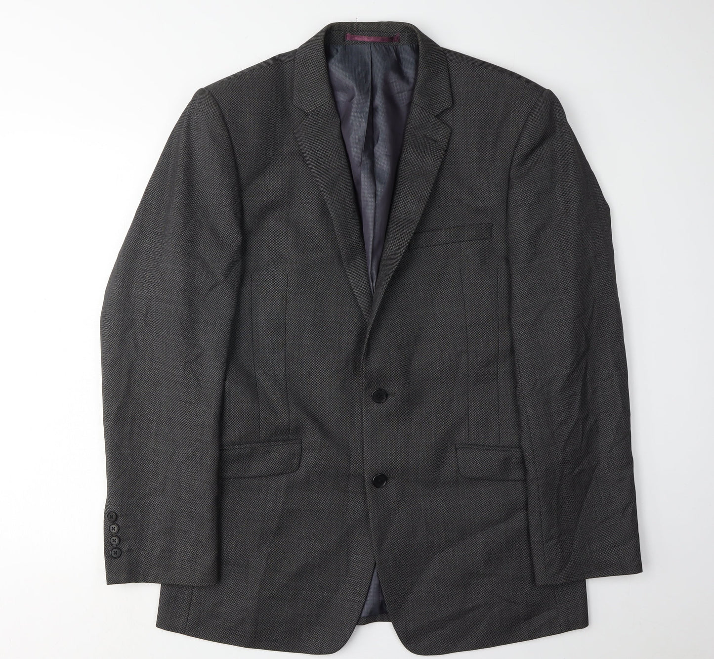 Mens UK Size 40 NEXT Regular Grey Suit Jacket