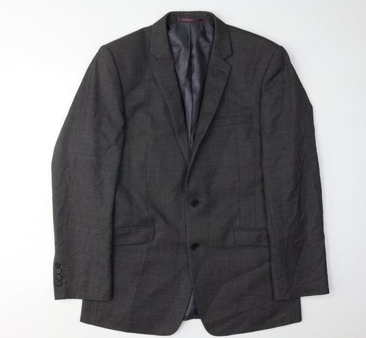 Mens UK Size 40 NEXT Regular Grey Suit Jacket