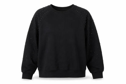 Womens UK Size M Marks and Spencer Black Pullover Sweatshirt