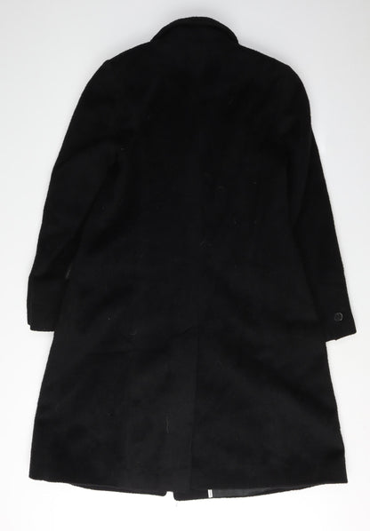 Womens UK Size S Four Seasons London Black Overcoat