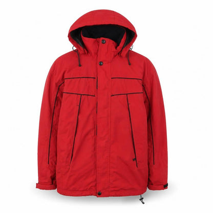 Mens UK Size S Crane Sports Red Parka Coat