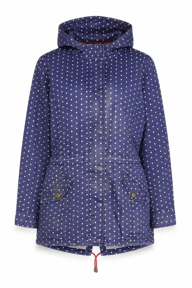 Womens UK Size 16 Laura Ashley Blue Anorak Coat