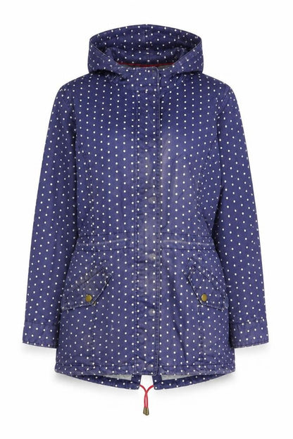 Womens UK Size 16 Laura Ashley Blue Anorak Coat