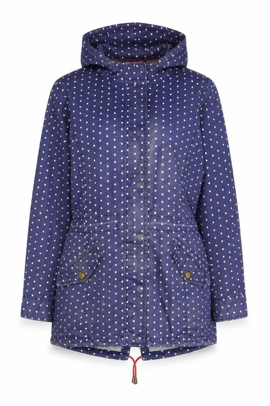 Womens UK Size 16 Laura Ashley Blue Anorak Coat